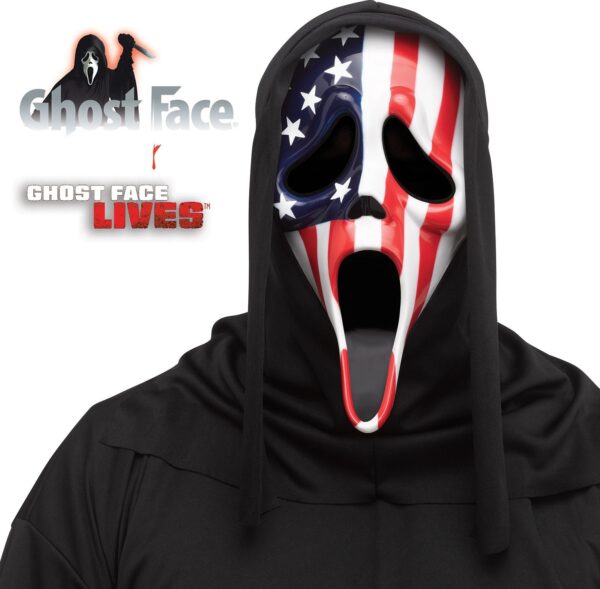 Maschera Ghost Face bandiera americana originale