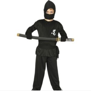 Costume Ninja Nero bimbo