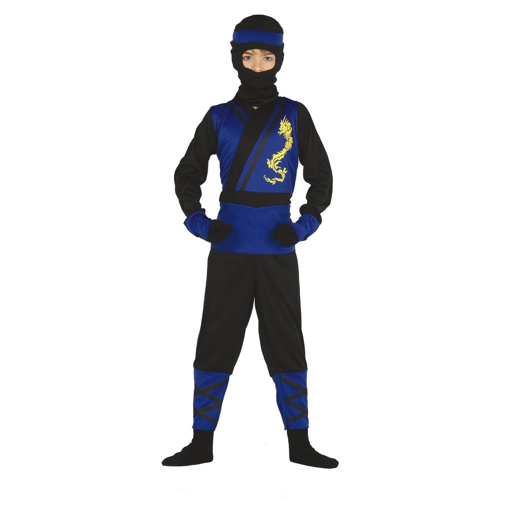 Costume Ninja Blu bimbo
