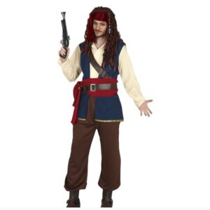 Costume pirata Jack Sparrow uomo