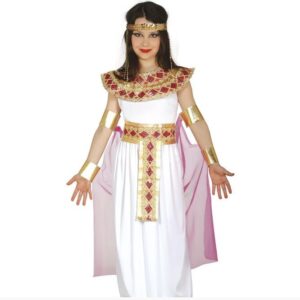 Costume principessa Cleopatra bianca bambina