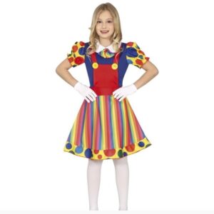 Costume Clown Pagliaccio bimba