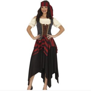 Costume Pirata Adulto Donna con corpetto