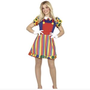 Costume Clown con gonna adulto