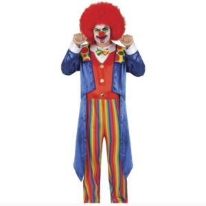 Costume Clown Blu adulto