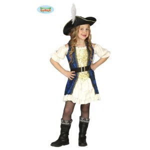 Costume Piratessa capitana bimba