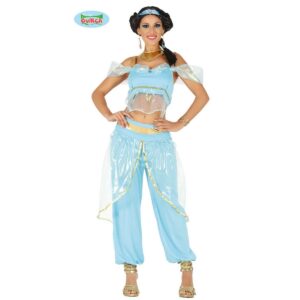 Costume Principessa Jasmine Aladdin Aladino donna