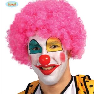 Parrucca Clown Rosa