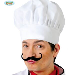 Cappello cuoco chef adulto in tessuto