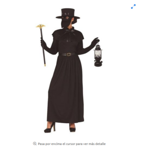 Costume medico della peste donna - taglia M