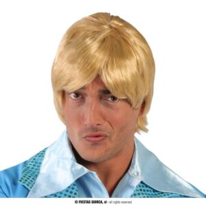 Parrucca bionda liscia corta Ken di Barbie