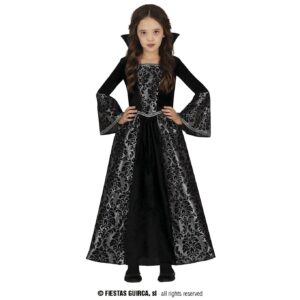 Costume vampiro nero bambina