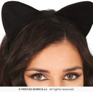 Cerchietto Orecchie gattina nere