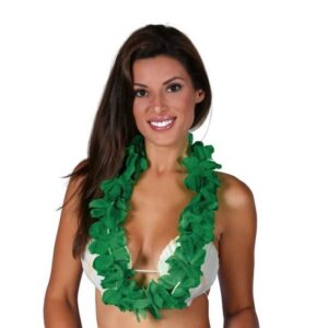 Collana Hawaiana verde scuro