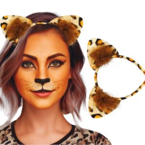Cerchietto orecchie da Leopardo