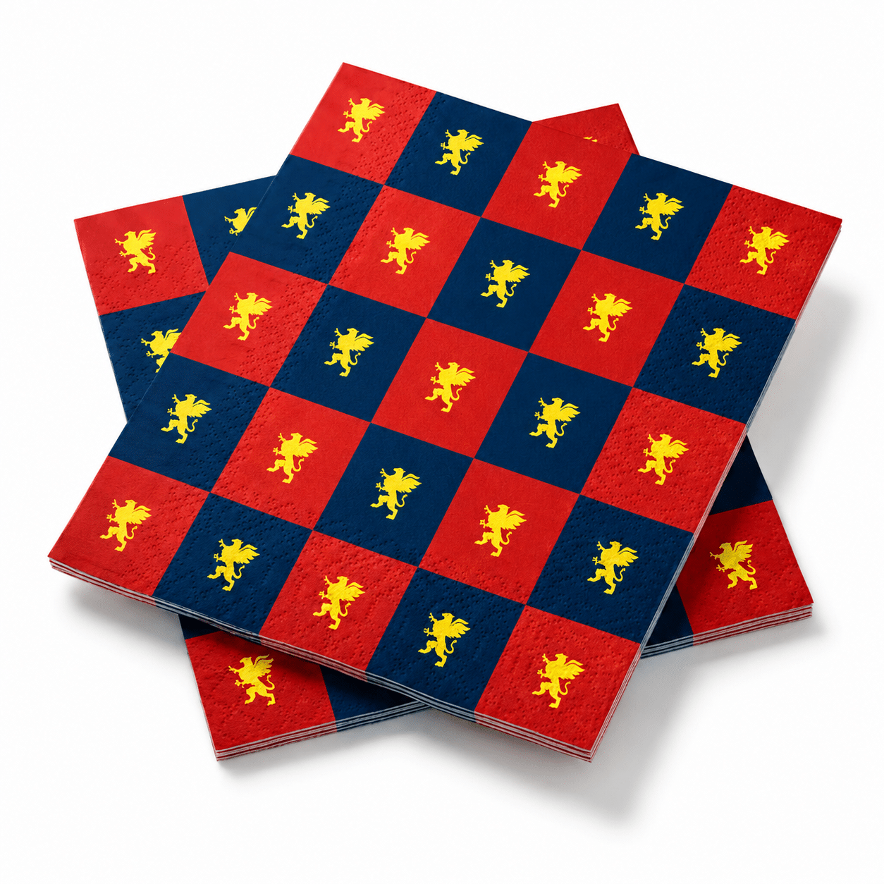 Tovaglioli Genoa 16 Pezzi 33 cm | Festa Rossoblù<br />
