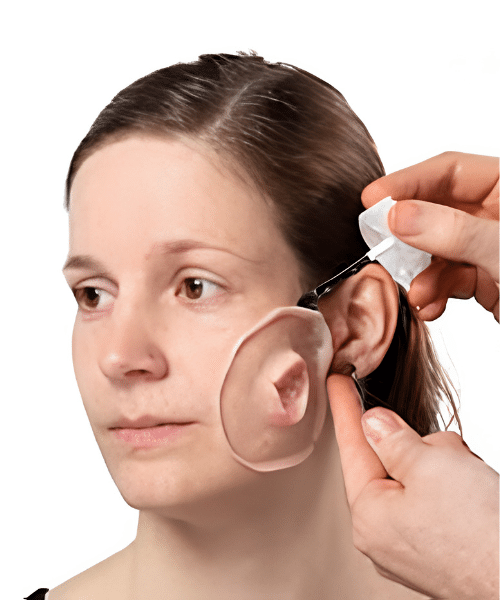 Immagine di protesi makeup finte per effetti speciali