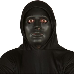Maschera viso nera adulto