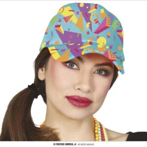 Cappello anni '80 azzurro