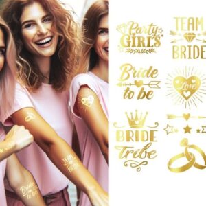 Tatuaggi dorati bride to be addio al nubilato