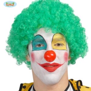 Parrucca Clown Verde