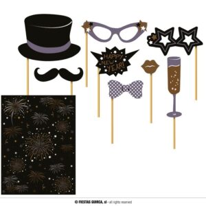 Photobooth proops 8 pezzi di capodanno