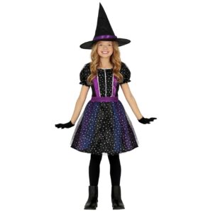 Costume strega stelline bambina