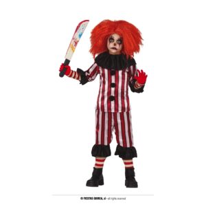 Costume clown zombie bambino