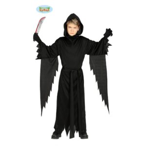 Costume Grim Reaper Ghost Face Scream bambino