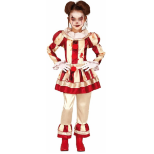 Costume pagliaccio horror bambina