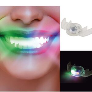 Paradenti a Led multicolore per illuminare la bocca