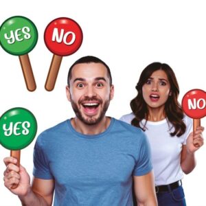 Cartelli per giochi di Gruppo Yes oppure No