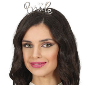 Cerchietto Bride to be da sposa in metallo