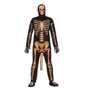 Costume scheletro con pene