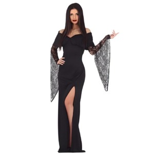 Costume Morticia Addams donna