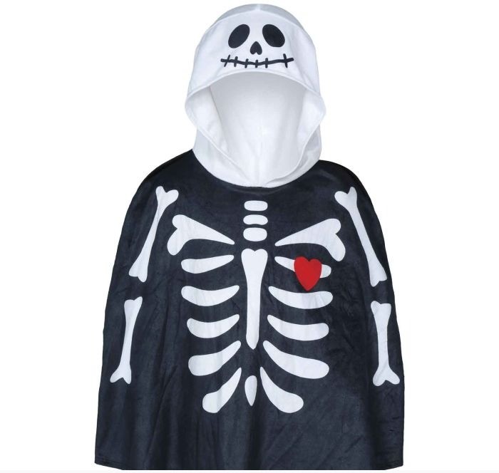 Poncho scheletro baby - immagine 2