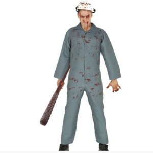 Costume Jason Voorhees venerdì 13 blu adulto