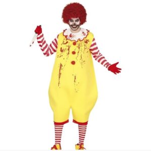 Costume Clown Horror Ronald Mc Donald