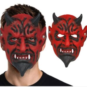 Maschera da demonio diavolo in foam