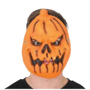 Maschera da zucca di halloween in schiuma di lattice