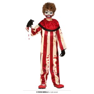 Costume Pagliaccio Clown Horror bimbo
