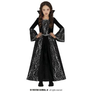 Costume vampiro nero bambina