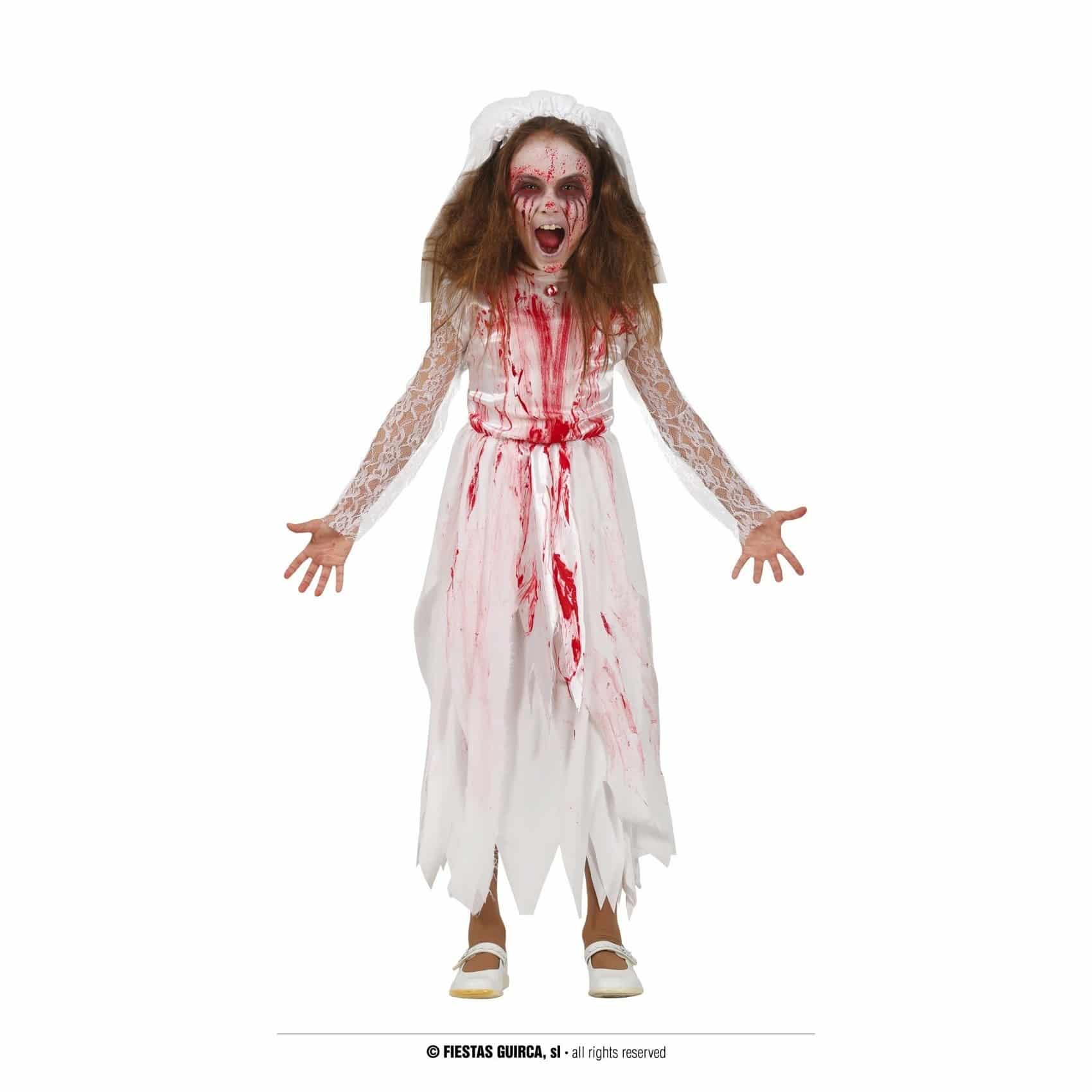 Costume sposa zombie bambina
