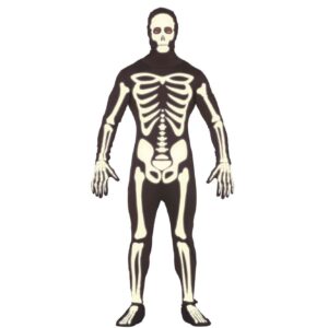 Costume scheletro glow in the dark adulto