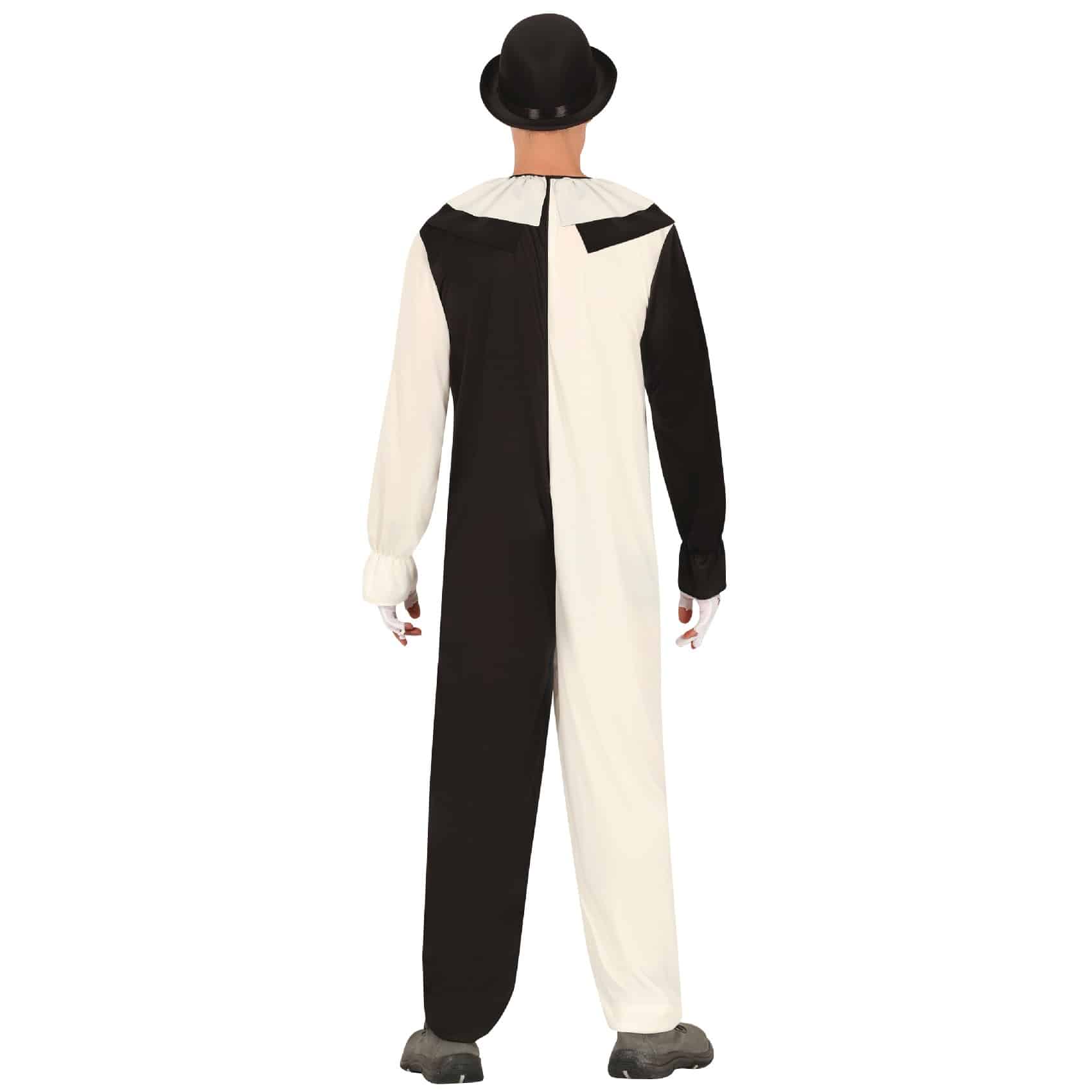 Costume Clown Pierrot Horror adulto - immagine 2