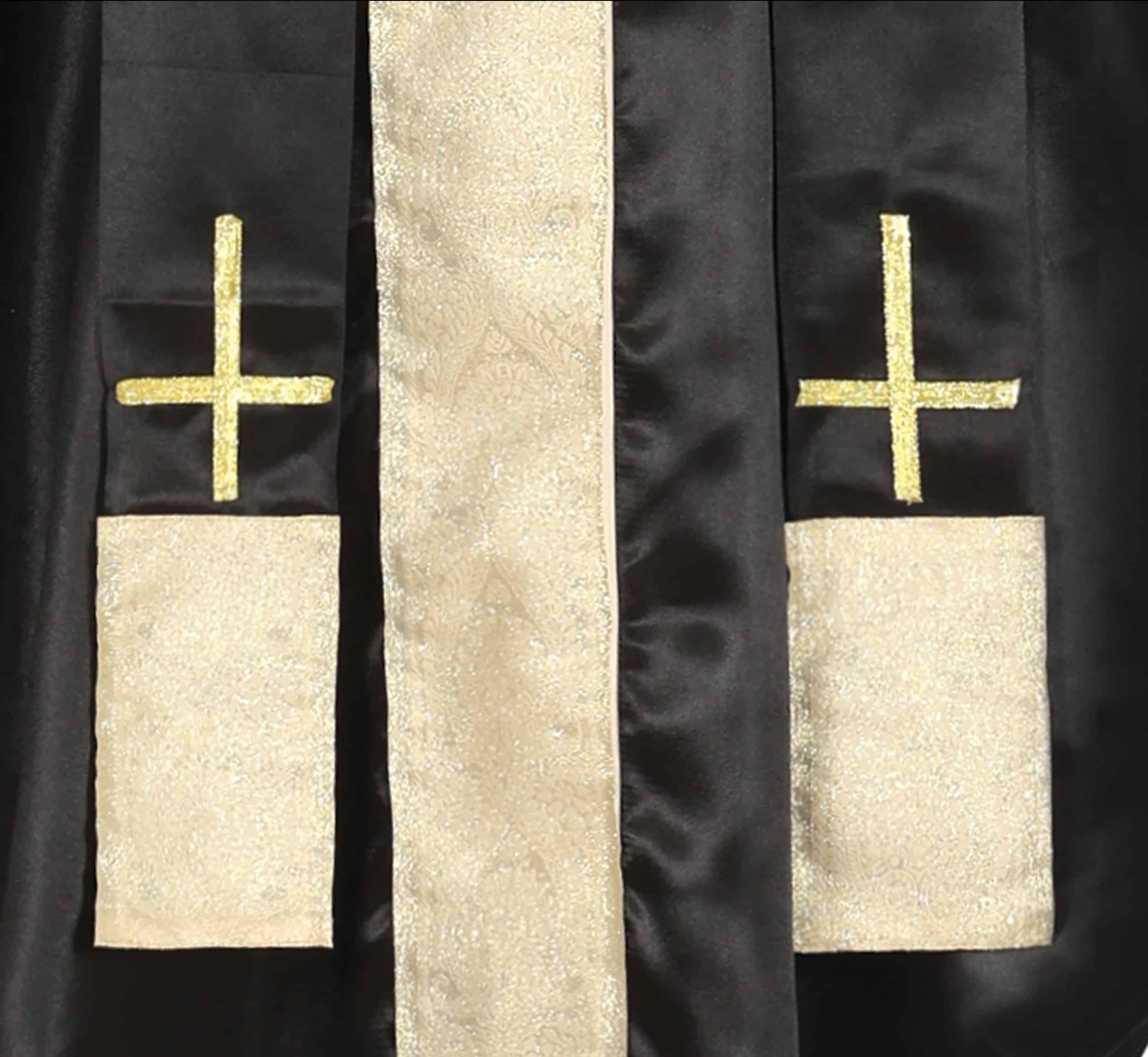 Costume Sacerdote Papa oscuro - immagine 3