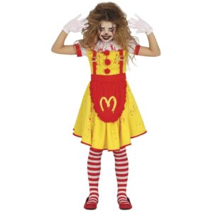 Costume miss McDonald's killer bambina