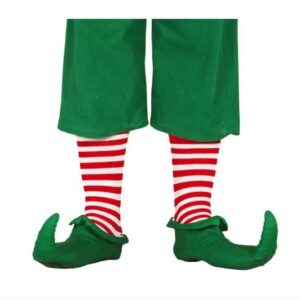 Calzini clown pagliaccio a righe rosse e bianche