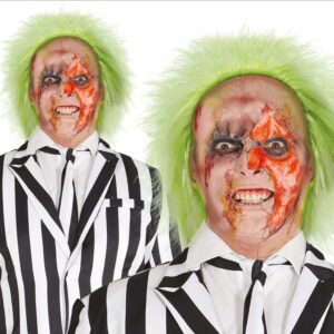 Parrucca Fluo Beetlejuice Spiritello porcello