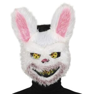 Maschera coniglio assassino con pelo